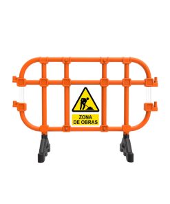 Barrera Tubular Naranja