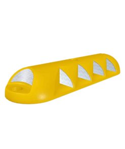 Canalizador Oruga Amarillo Con Reflejante Prismático